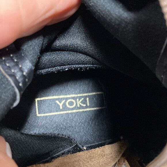 Yoki Tan Faux Suede Over The Knee Boots Size 9 - Picture 9 of 10